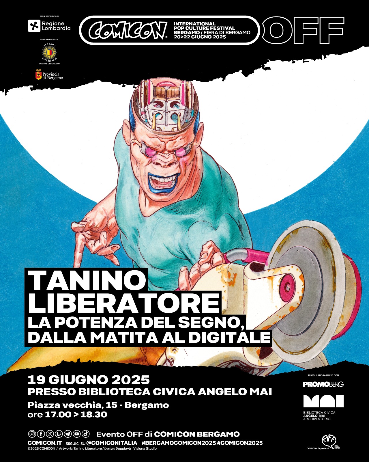 Talk: Tanino Liberatore: La Potenza del Segno, dalla matita al digitale