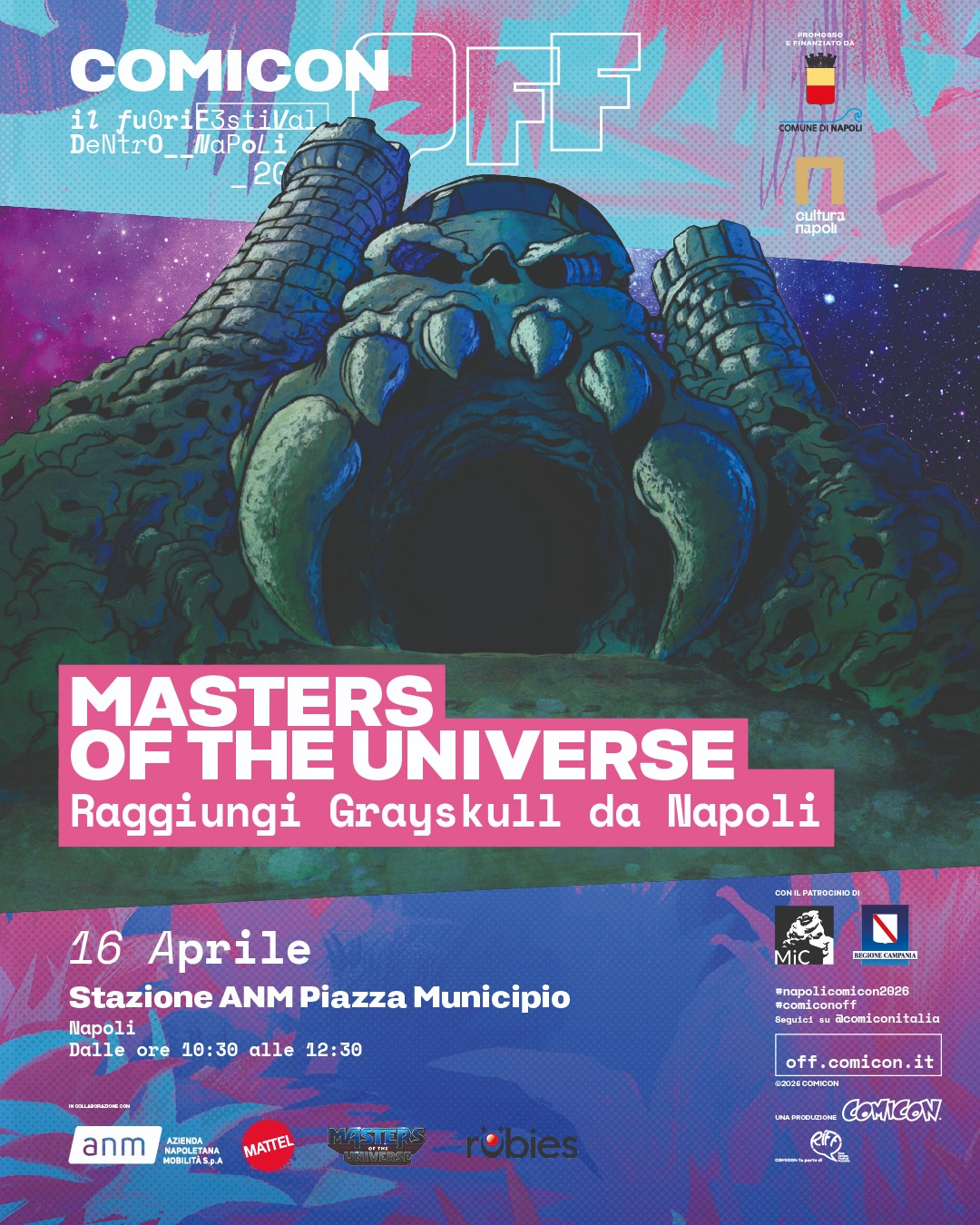 Masters of the Universe: Raggiungi Grayskull da Napoli
