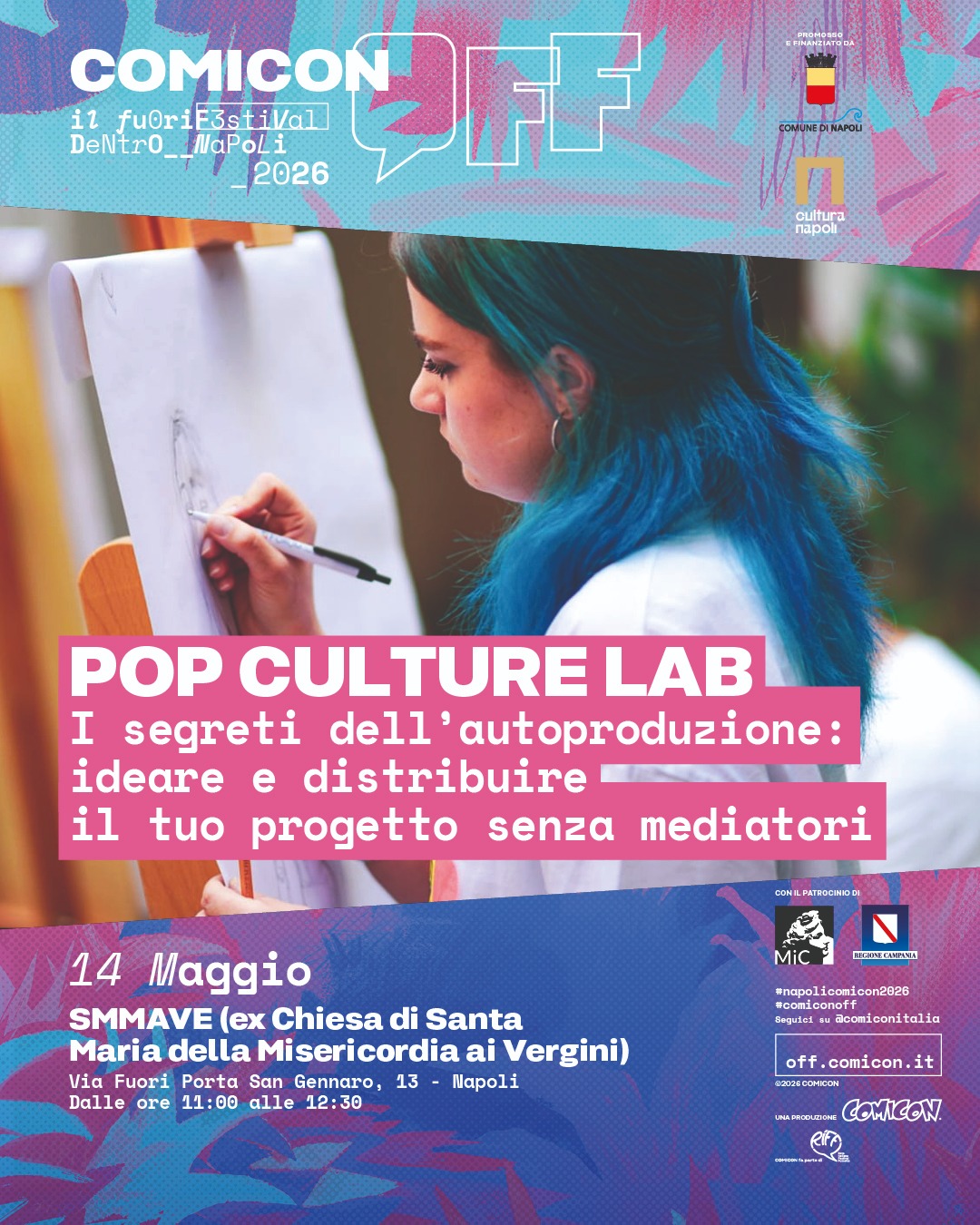 POP CULTURE LAB - I segreti dell’autoproduzione: ideare e distribuire il tuo progetto senza mediatori 