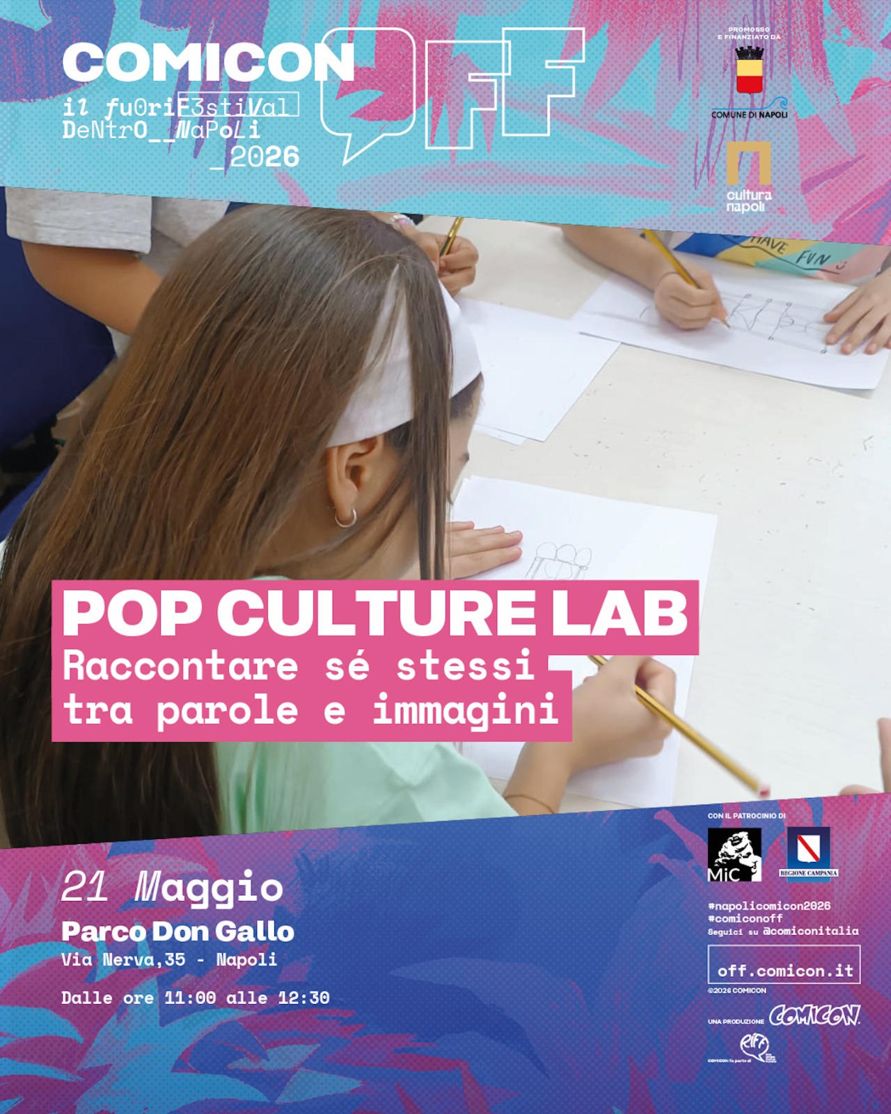 POP CULTURE LAB - Raccontare se stessi tra parole e immagini