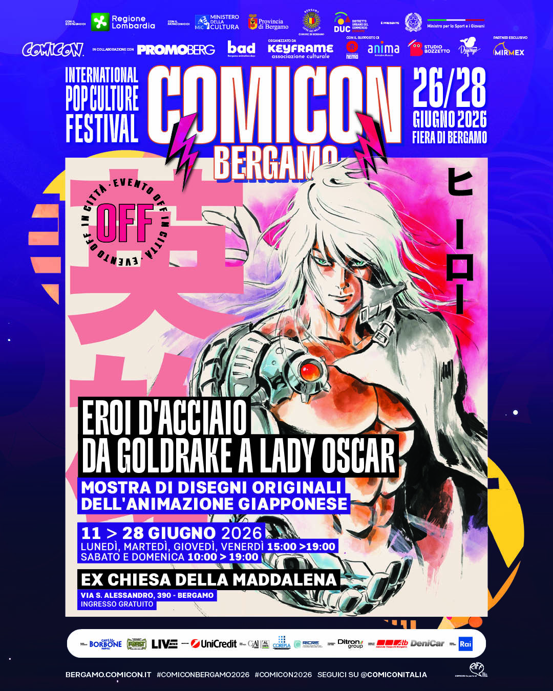 EROI D’ACCIAIO - Da Goldrake a Lady Oscar