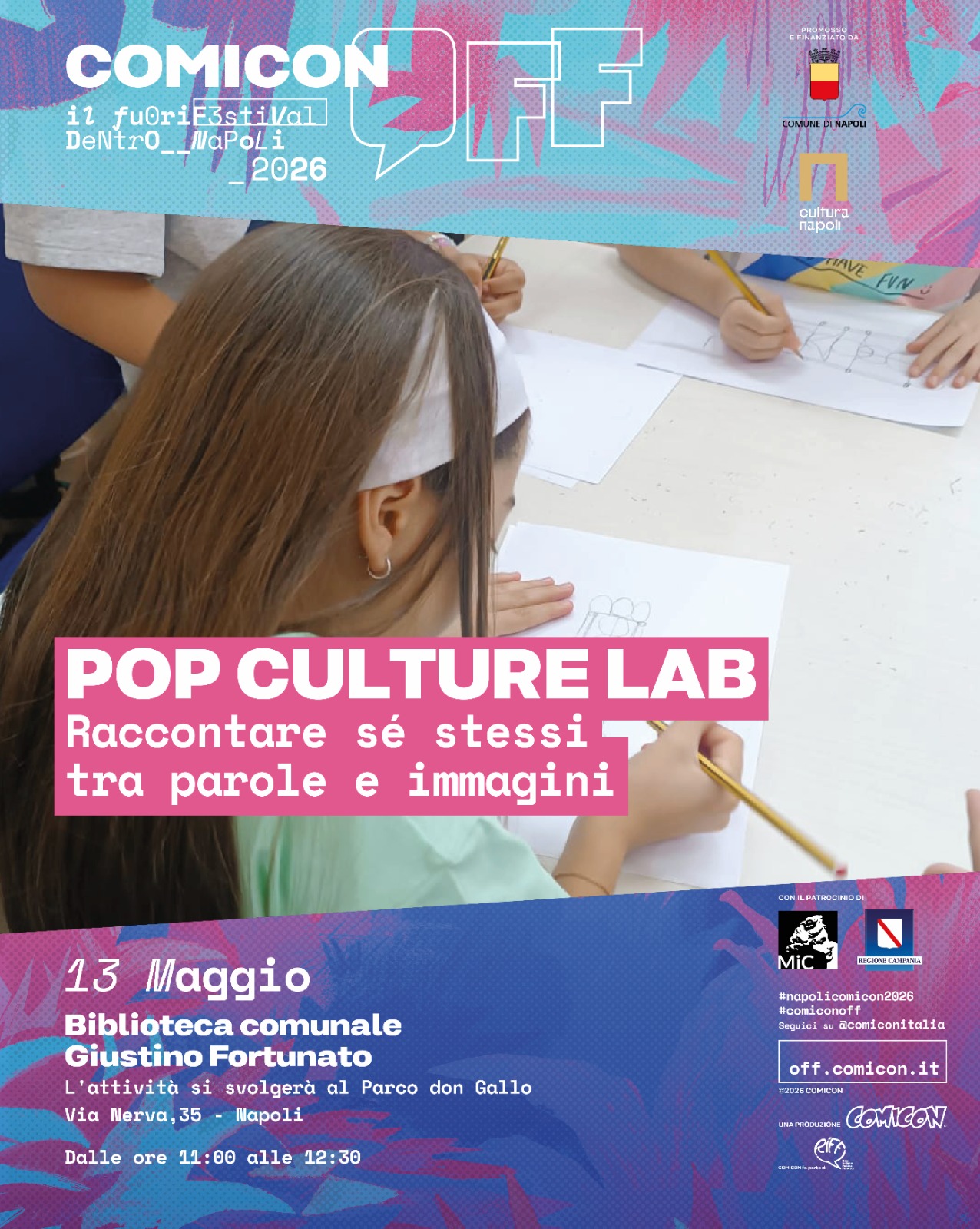 POP CULTURE LAB - Raccontare se stessi tra parole e immagini