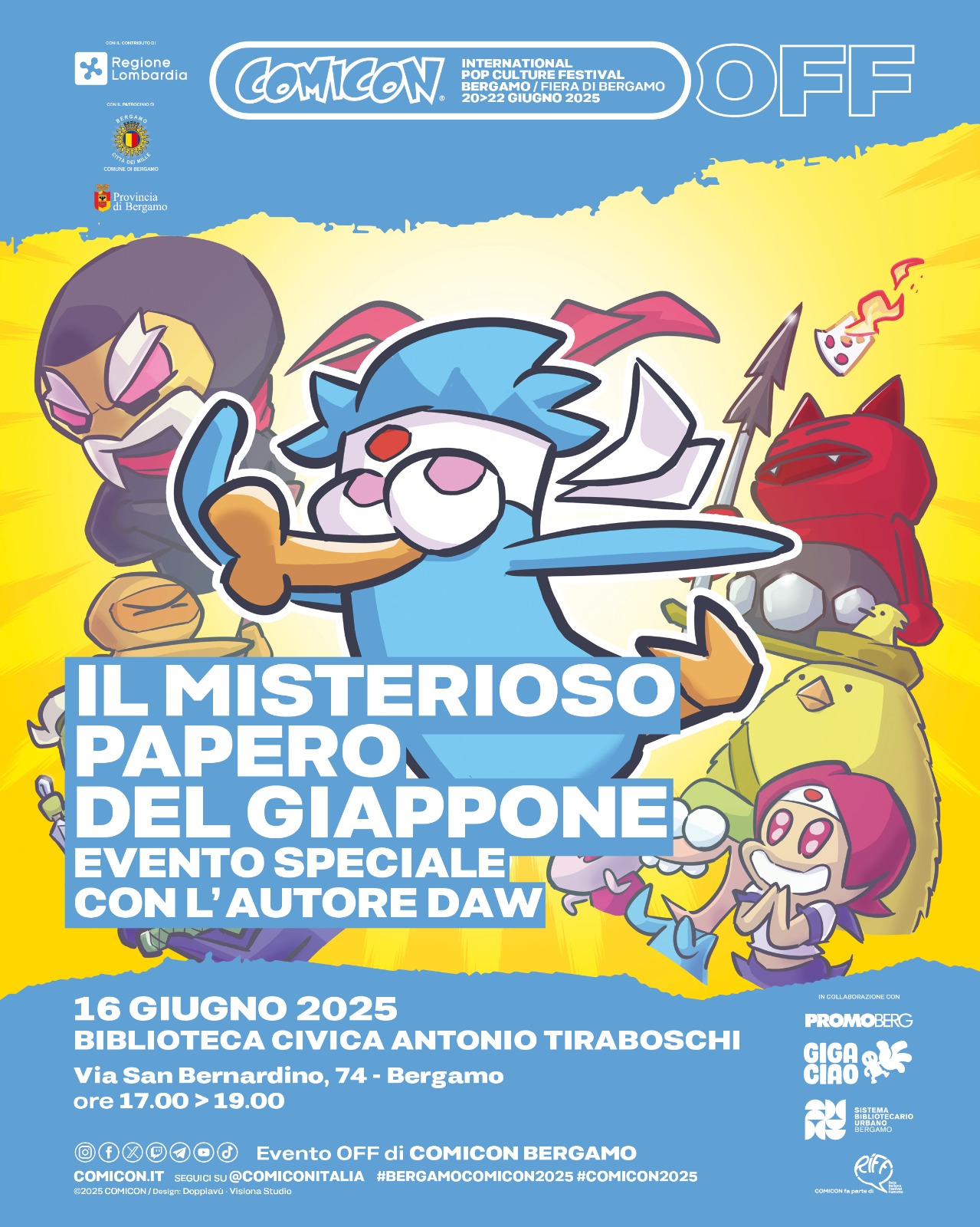 Il Misterioso Papero del Giappone: Evento speciale con l'autore Daw 