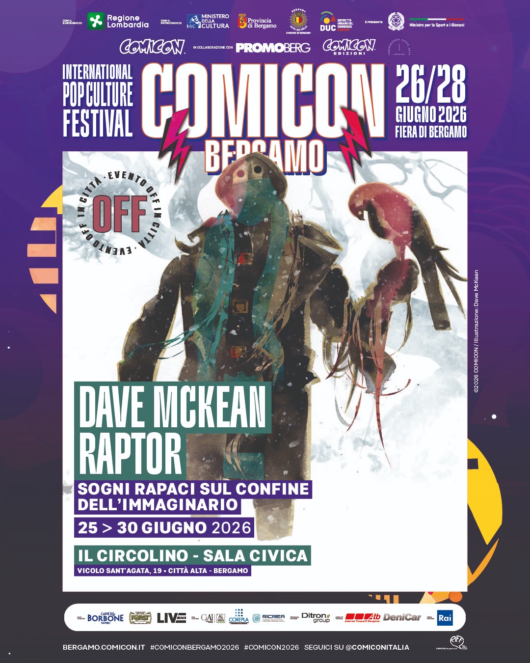 Dave McKean’s Raptor - Sogni rapaci sul confine dell'Immaginario