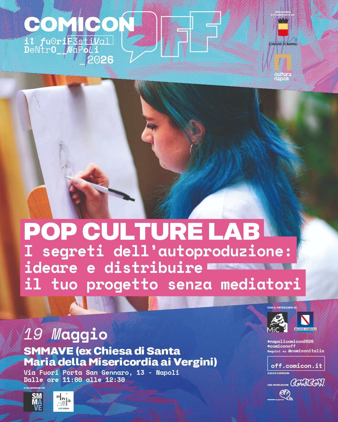 POP CULTURE LAB - I segreti dell’autoproduzione: ideare e distribuire il tuo progetto senza mediatori 